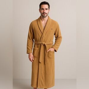 Vintage Christian Dior Monsieur Camel Robe – 1980s | One Size | Fully Lined
